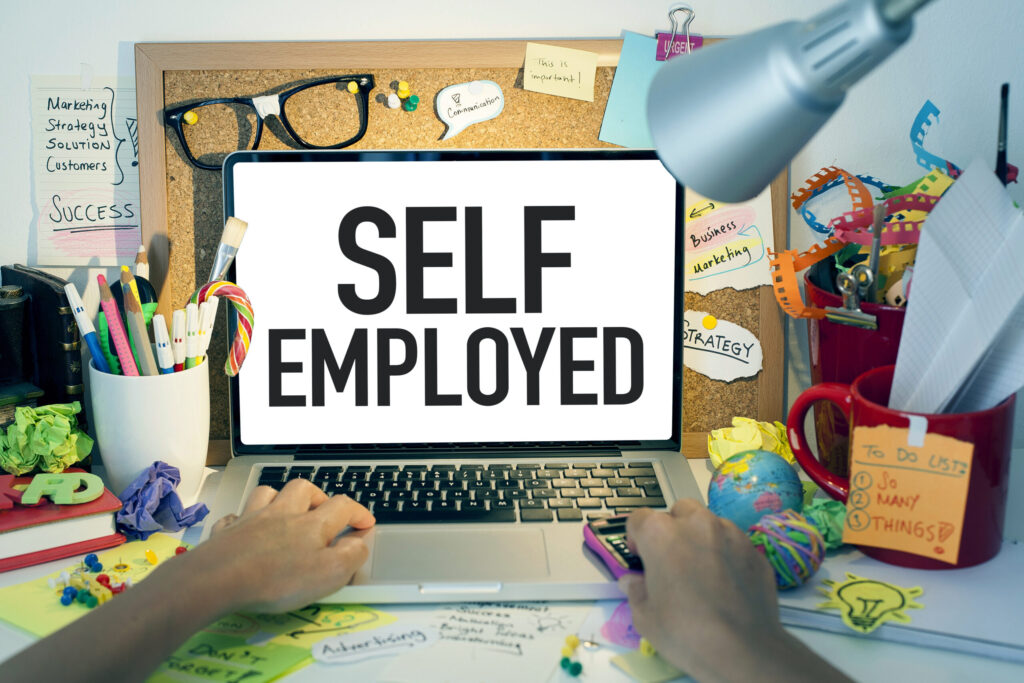 Self-employed business owner reviewing home loan options with a mortgage broker in Los Angeles