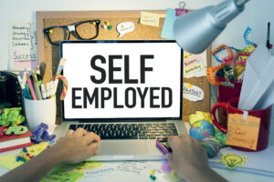 Self-employed business owner reviewing home loan options with a mortgage broker in Los Angeles