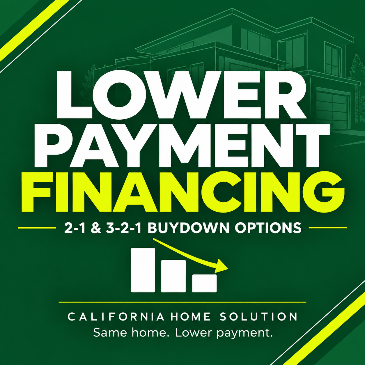 lower payment financing by California Home Sokution
